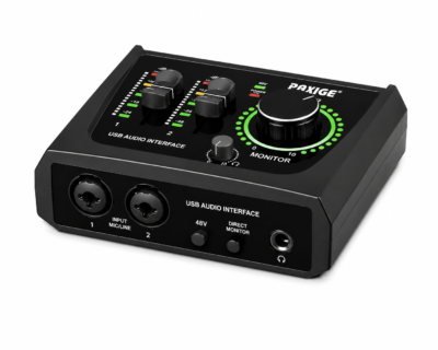 BOMGE Mini 2 Channel USB Audio Interface for Recording Streaming Model BOMGE BMG 22m
