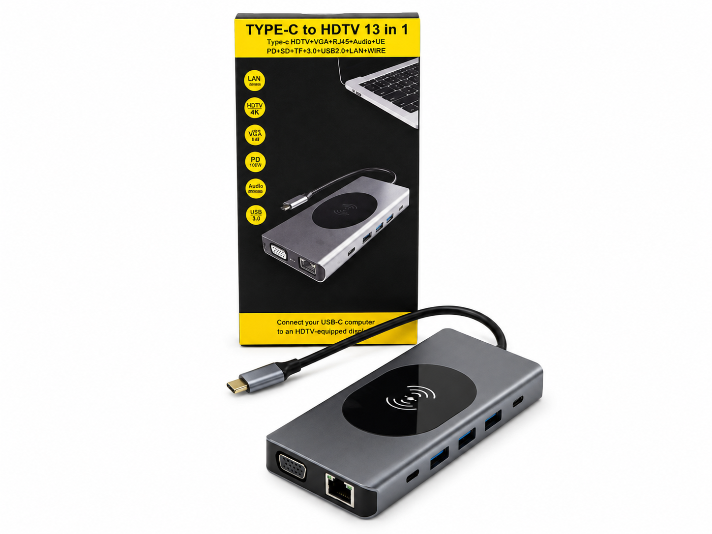 Type C to HDTV 13 in 1